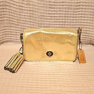 💛Coach 19908 Legacy Metallic Leather Penny Shoulder Crossbody💛